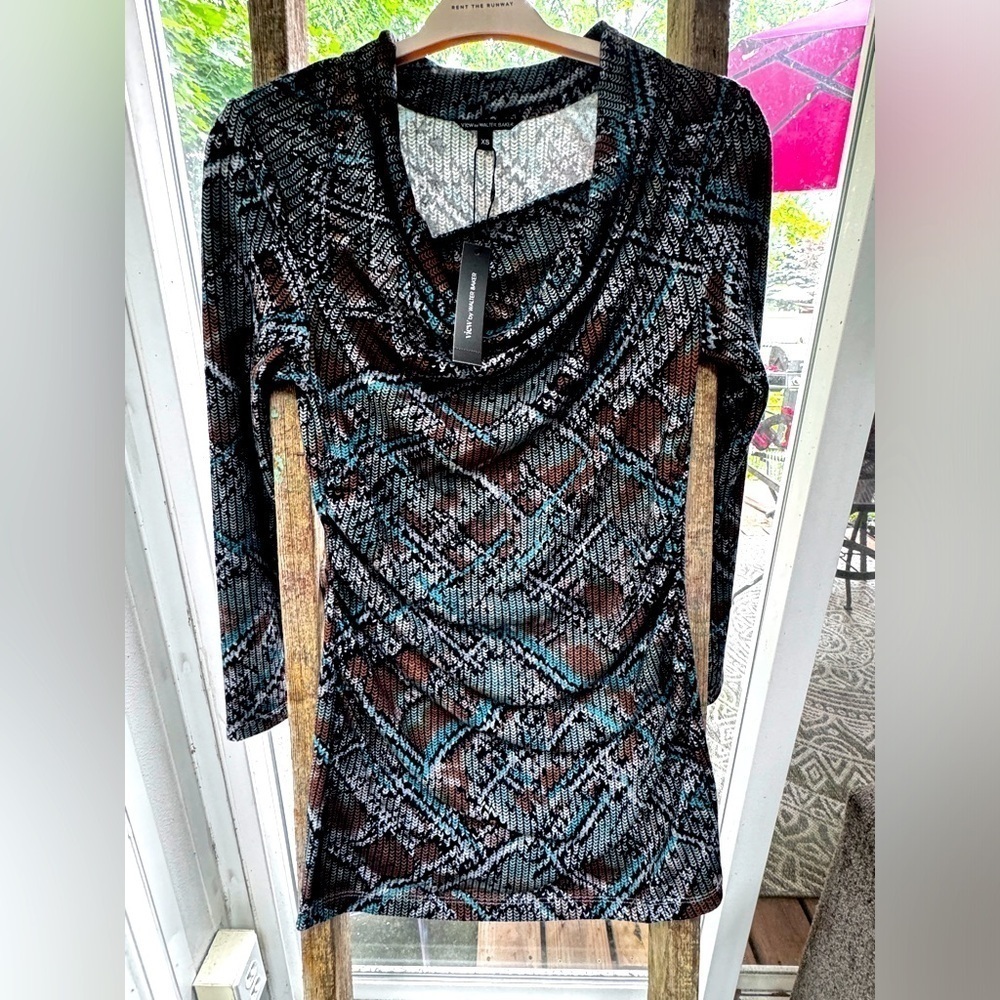 View By Walter Baker Tunic XS NWT- cowl neck